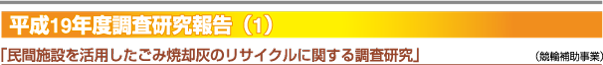 平成19年度報告