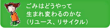 ごみはどうやって生まれかわるのかな（リユース、リサイクル）